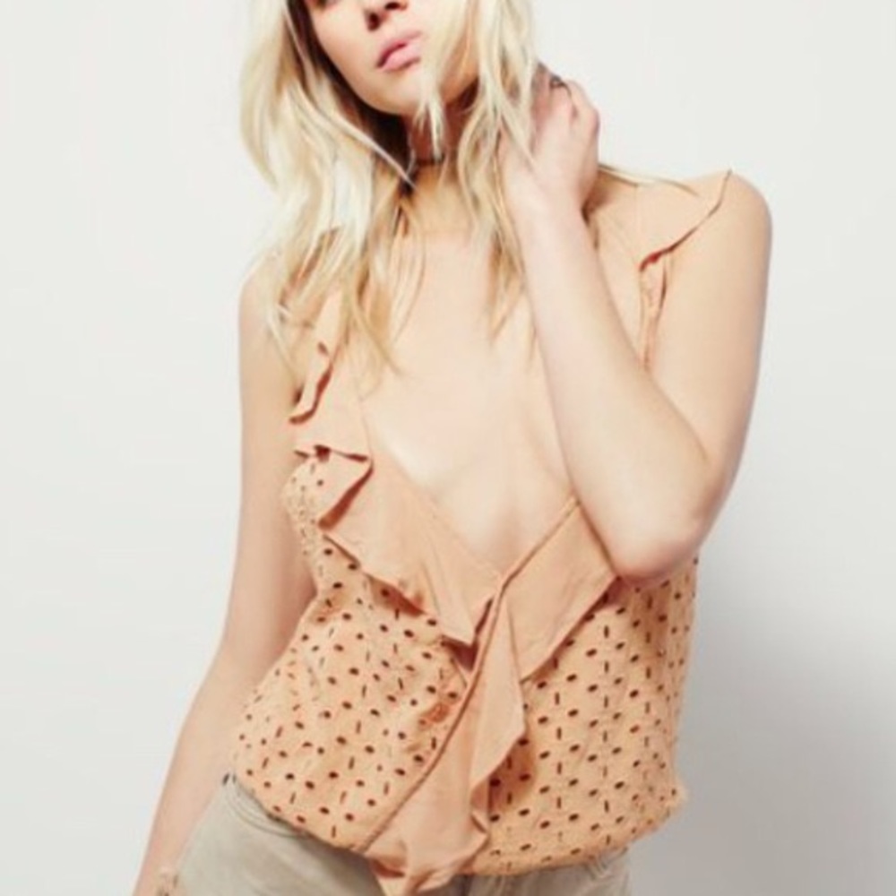 Free people orange crop - Picture 1 of 8